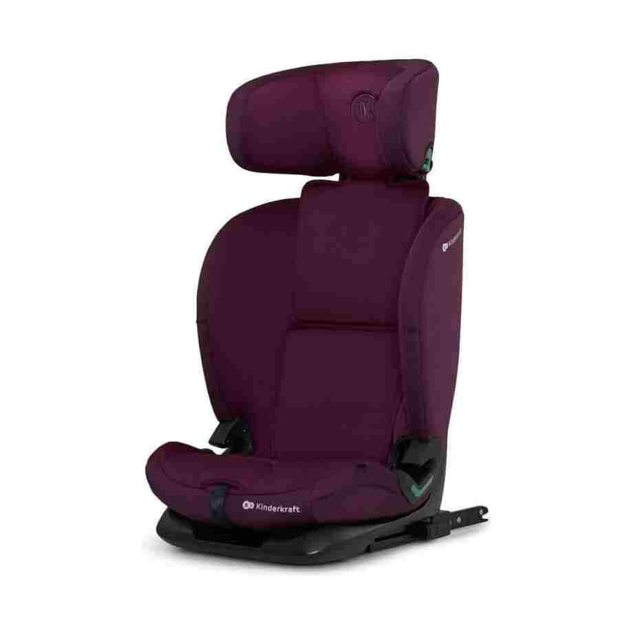 kinderkraft autosedite oneto3 cherry pearl za decu 76-150cm pogled sa strane