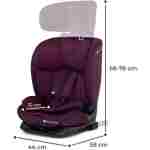 KINDERKRAFT AUTOSEDITE ONETO3 76-150CM CHERRY PEARL kinderkraft autosedite oneto3 cherry pearl za decu 76-150cm zadnja strana