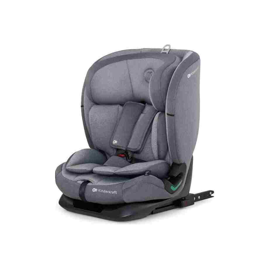 kinderkraft autosediste oneto 3 cool grey za decu visine 76-150 cm