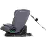 KINDERKRAFT AUTOSEDITE ONETO3 76-150CM COOL GREY kinderkraft autosediste oneto 3 cool grey za decu visine 76-150 cm detalj