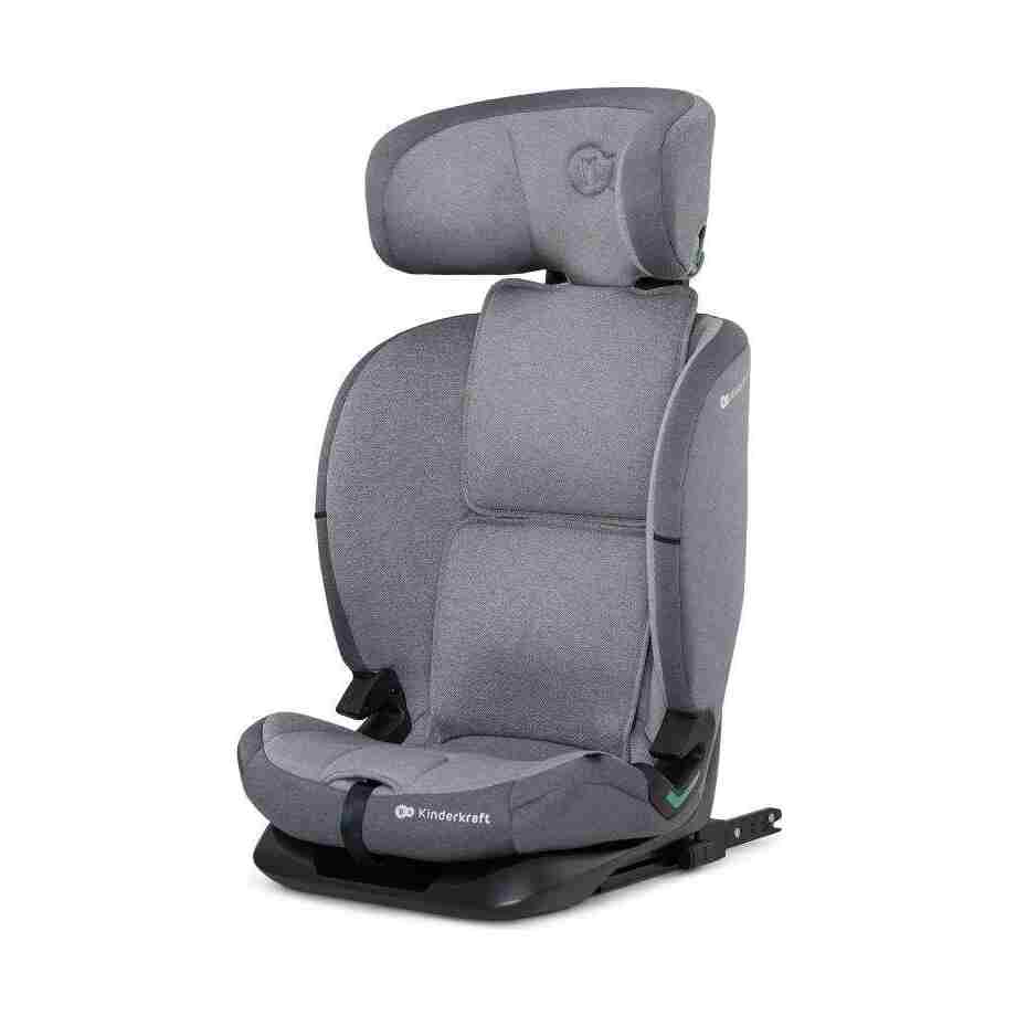 KINDERKRAFT AUTOSEDITE ONETO3 76-150CM COOL GREY kinderkraft autosediste oneto 3 cool grey za decu visine 76-150 cm bliži prikaz