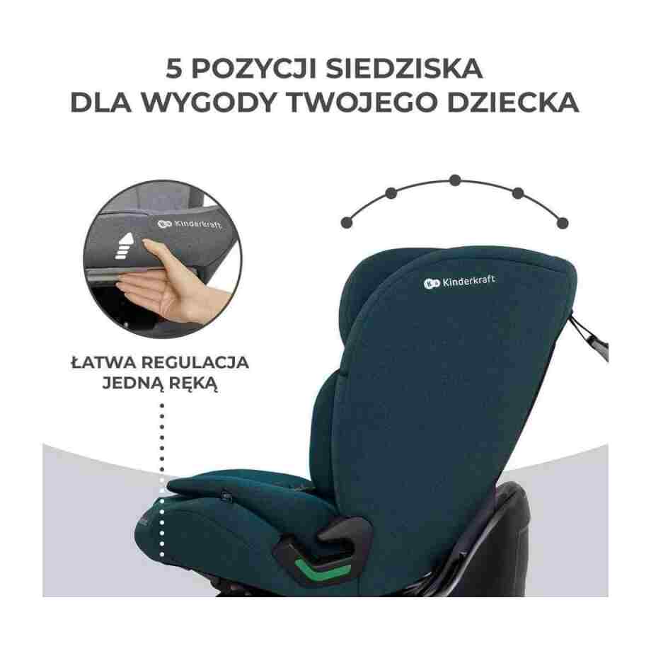 KINDERKRAFT AUTOSEDITE ONETO3 76-150CM HARBOR BLUE kinderkraft autosediste oneto3 76-150cm harbor blue bliži prikaz