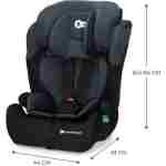 kinderkraft autosedište comfort up i-size crno za decu 76-150 cm