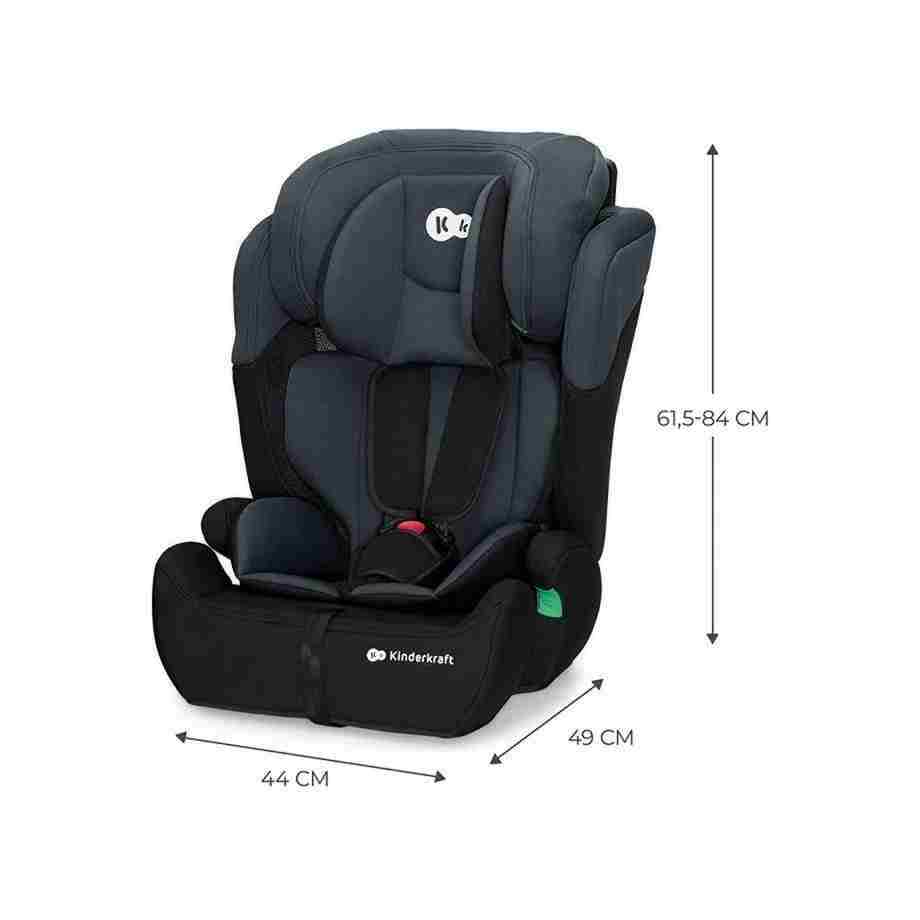 kinderkraft autosedište comfort up i-size crno za decu 76-150 cm