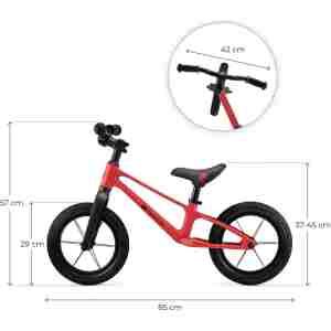 kinderkraft bicikl guralica eter red ultra-laki balans bicikl sportskog dizajna