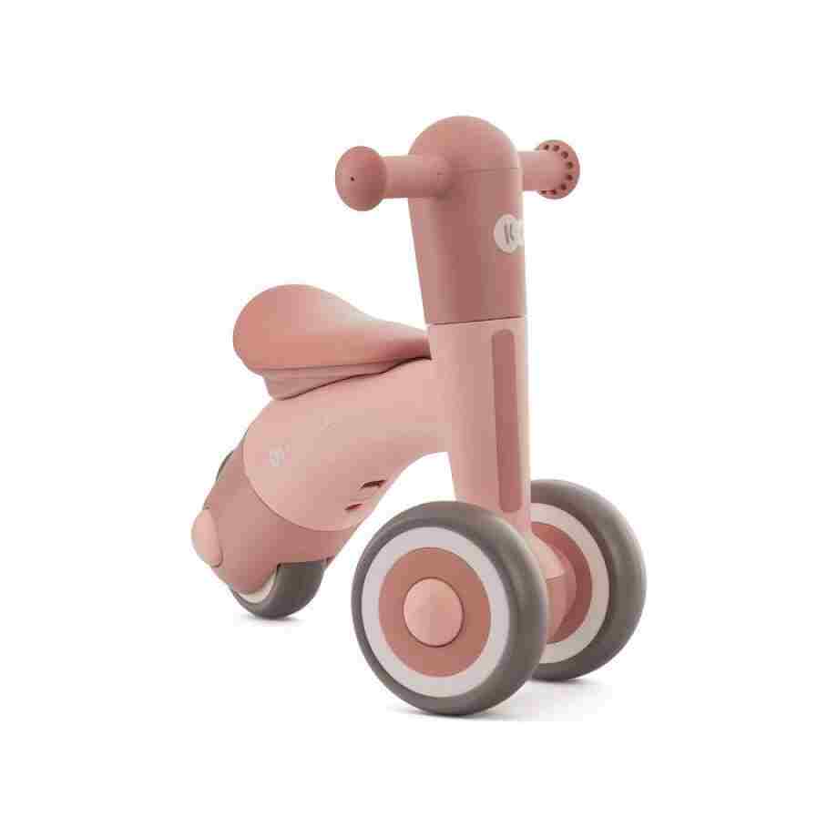 bicikl guralica MINIBI Candy Pink za decu uzrasta od 1 godine pogled sa strane