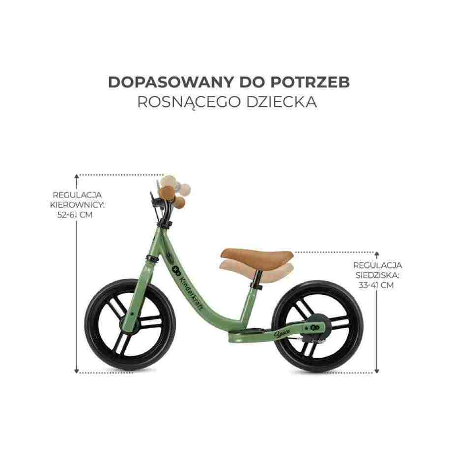 KINDERKRAFT BICIKL GURALICA SPACE LIGHT GREEN kinderkraft bicikl guralica space light green za decu bliži prikaz