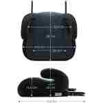 kinderkraft buster i-boost 135-150cm black auto sedište za decu