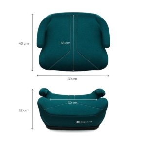 KINDERKRAFT BUSTER I-BOOST2 125-150CM GREEN kinderkraft buster i-boost2 auto sedište zeleno za decu bliži prikaz