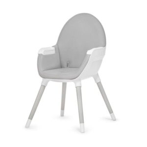 KINDERKRAFT HIGH STOLICA ZA HRANJENJE 2U1 FINI FULL GREY high stolica za hranjenje Kinderkraft u punoj sivoj boji pogled sa strane