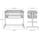 KINDERKRAFT KOLEVKA NESTE UP 2 FULL LIGHT GREY kinderkraft kolevka neste up 2 full light grey detalj
