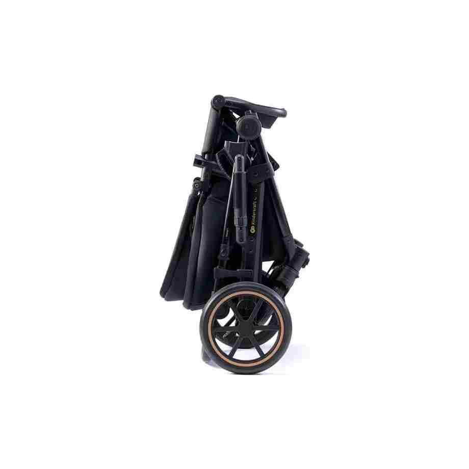 kinderkraft kolica 2u1 prime2 shadow venezian black pogled sa strane