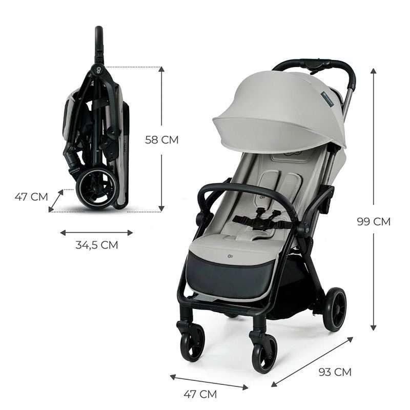 kinderkraft kolica apino dove grey za decu do 22 kg