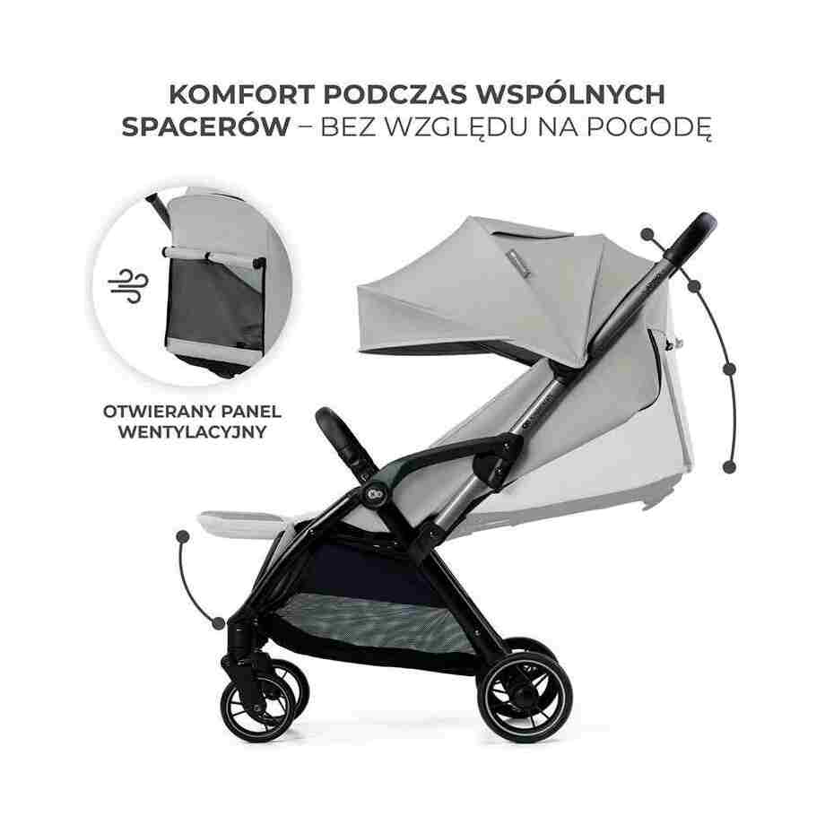 KINDERKRAFT KOLICA APINO DOVE GREY Kinderkraft Apino Dove Grey