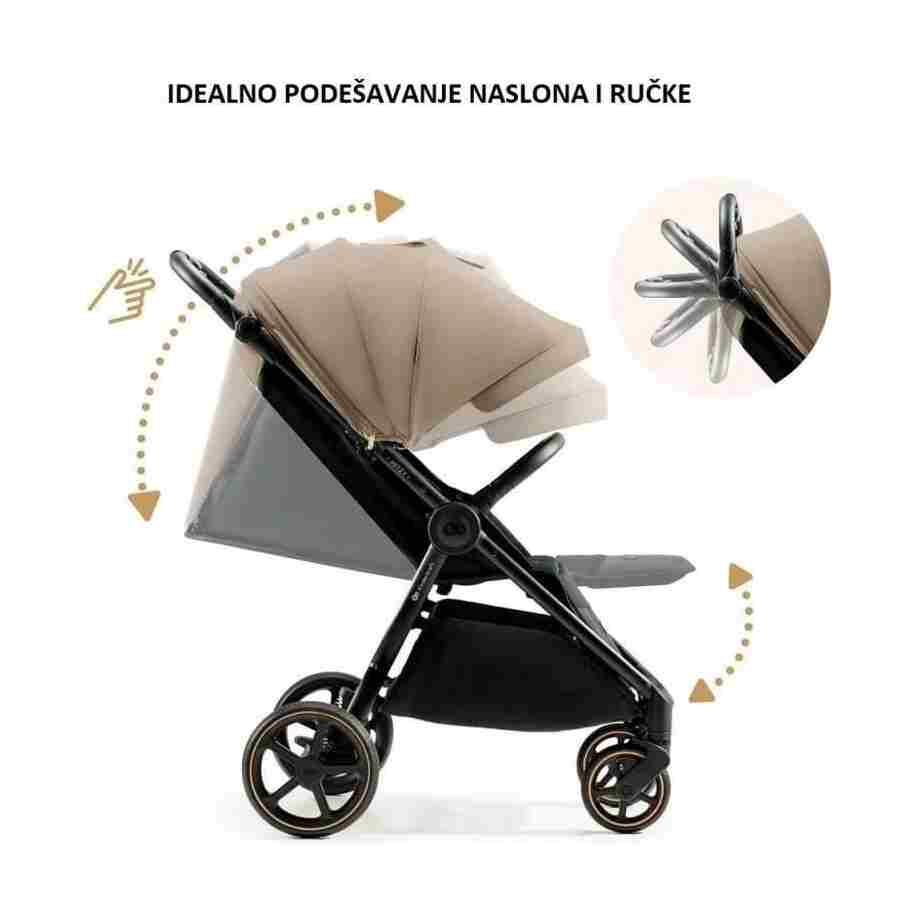 kinderkraft kolica mitzy biege u bež boji