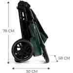 kinderkraft kolica mitzy biege u bež boji zadnja strana