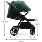 KINDERKRAFT KOLICA MITZY JADE GREEN Kinderkraft Mitzy jade green