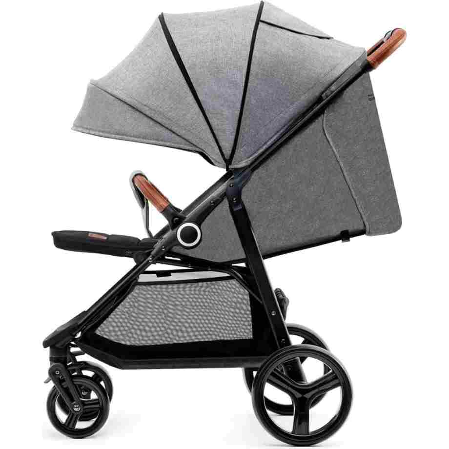 KINDERKRAFT KOLICA ZA BEBE GRANDE PLUS GRAY kinderkraft grande plus gray kompaktna kolica za bebe – bočni prikaz sa