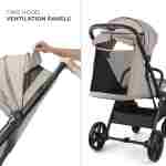 kolica za bebe Kinderkraft LOOM u boji bež detalj