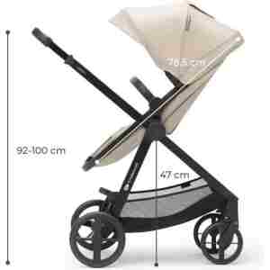 kinderkraft kolica za bebe newly set 3u1 sand beige detalj