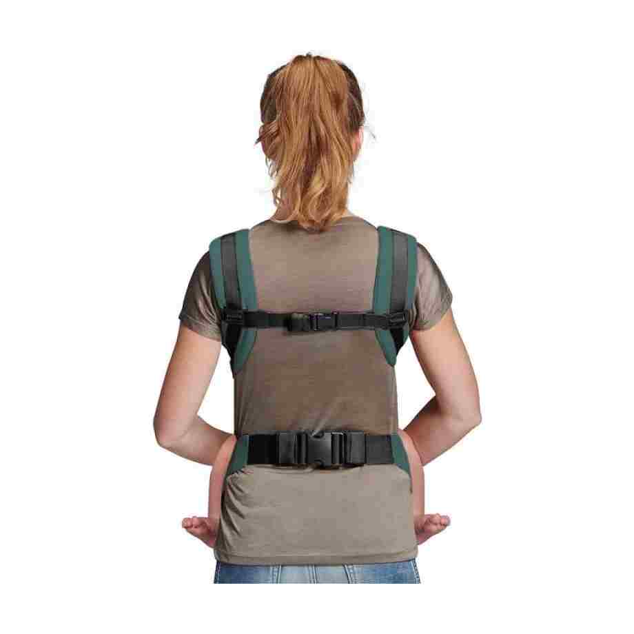KINDERKRAFT MILO NOSILJKA ZA BEBE NATURE VIBES GREEN kinderkraft milo nosiljka za bebe nature vibes green pogled sa strane