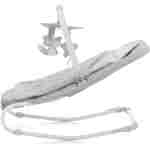 kinderkraft njihalica felio 2 stone gray za bebe bliži prikaz