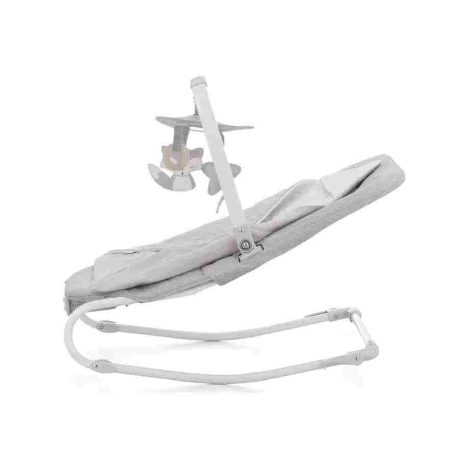 kinderkraft njihalica felio 2 stone gray za bebe bliži prikaz