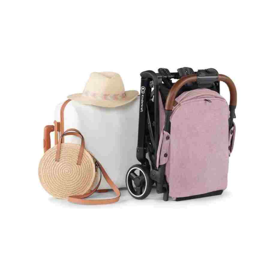 kinderkraft nubi kolica pink, lagana dečija kolica detalj