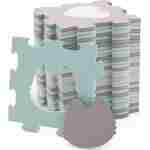 KINDERKRAFT PODLOGA ZA IGRU 3D LUNO SHAPES MINT podloga za igru 3d luno shapes mint boja mint zadnja strana