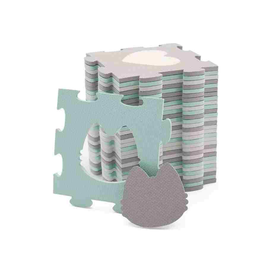 podloga za igru 3d luno shapes mint boja mint zadnja strana