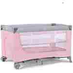 KINDERKRAFT PRENOSIVI KREVETAC LEODY PINK prenosivi krevetac za decu KINDERKRAFT LEODY PINK