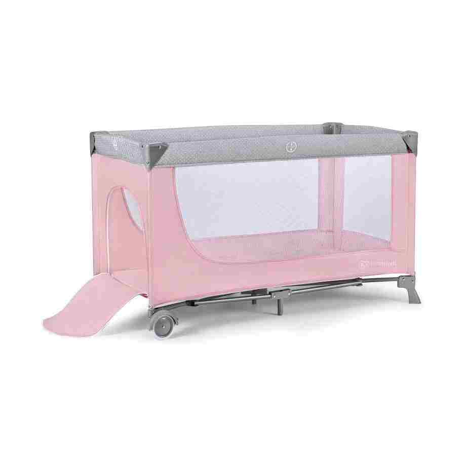 prenosivi krevetac za decu KINDERKRAFT LEODY PINK bliži prikaz