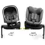 KINDERKRAFT SET AUTO SEDIŠTA I-LITE I-FIX ENDURA SAFE SA ISOFIX BAZOM GREY kinderkraft auto sedišta za decu s isofix bazom siva boja
