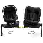 KINDERKRAFT SET AUTO SEDIŠTA I-LITE I-FIX ENDURA SAFE SA ISOFIX BAZOM BLACK kinderkraft auto sedišta za decu crne boje sa isofix bazom