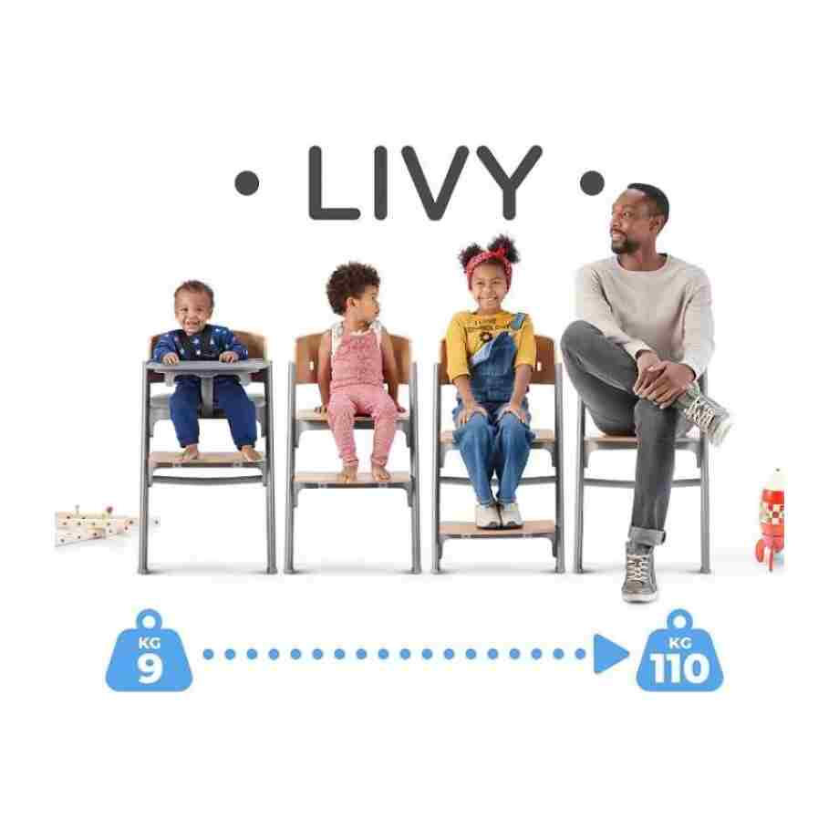 stolica za hranjenje Livy astern pink od kinderkraft tekstura materijala