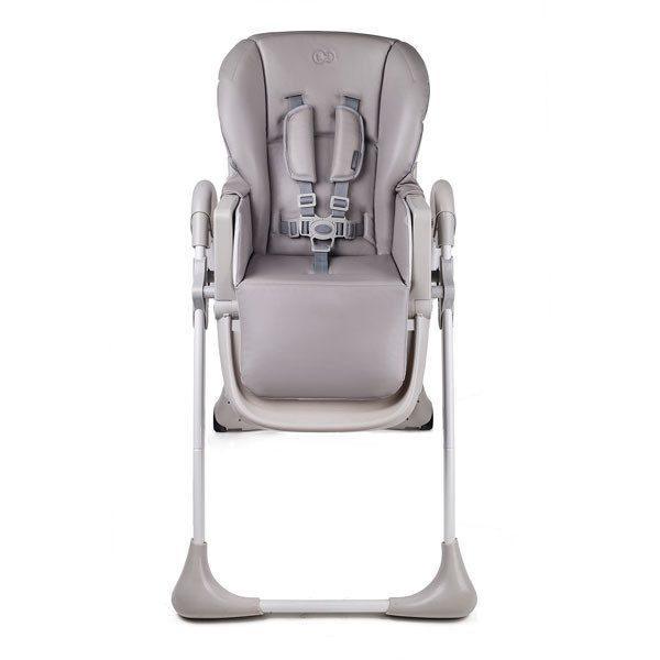 kinderkraft stolica za hranjenje yummy grey od eko kože detalj