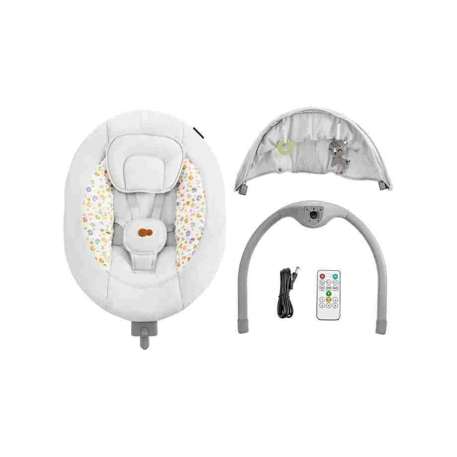 KINDERKRAFT STOLICA ZA LJULJANJE LUMI 2 LIGHT GRAY stolica za ljuljanje Lumi 2 svetlo siva boja detalj