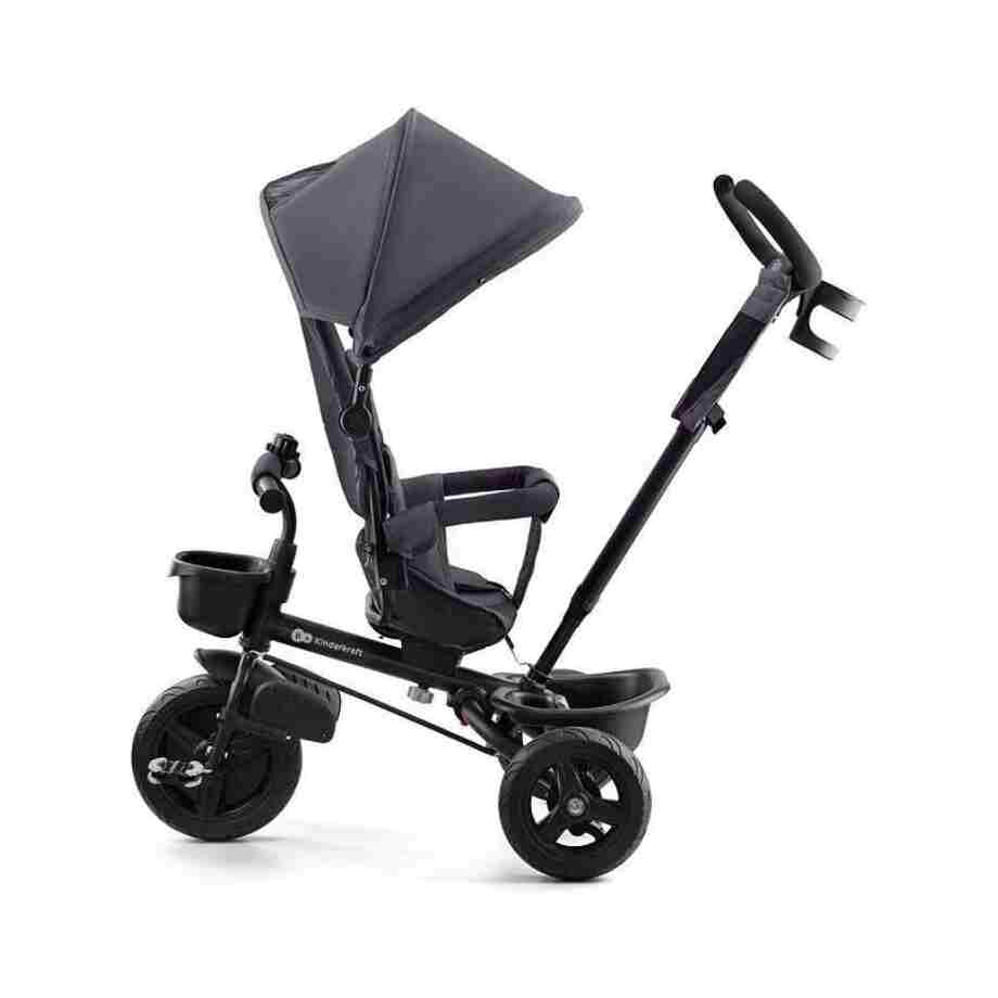 Kinderkraft tricikl Aveo 2u1 sivi