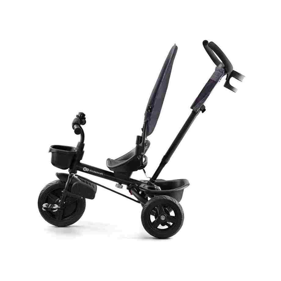 kinderkraft tricikl aveo 2u1 malachite grey za decu zadnja strana