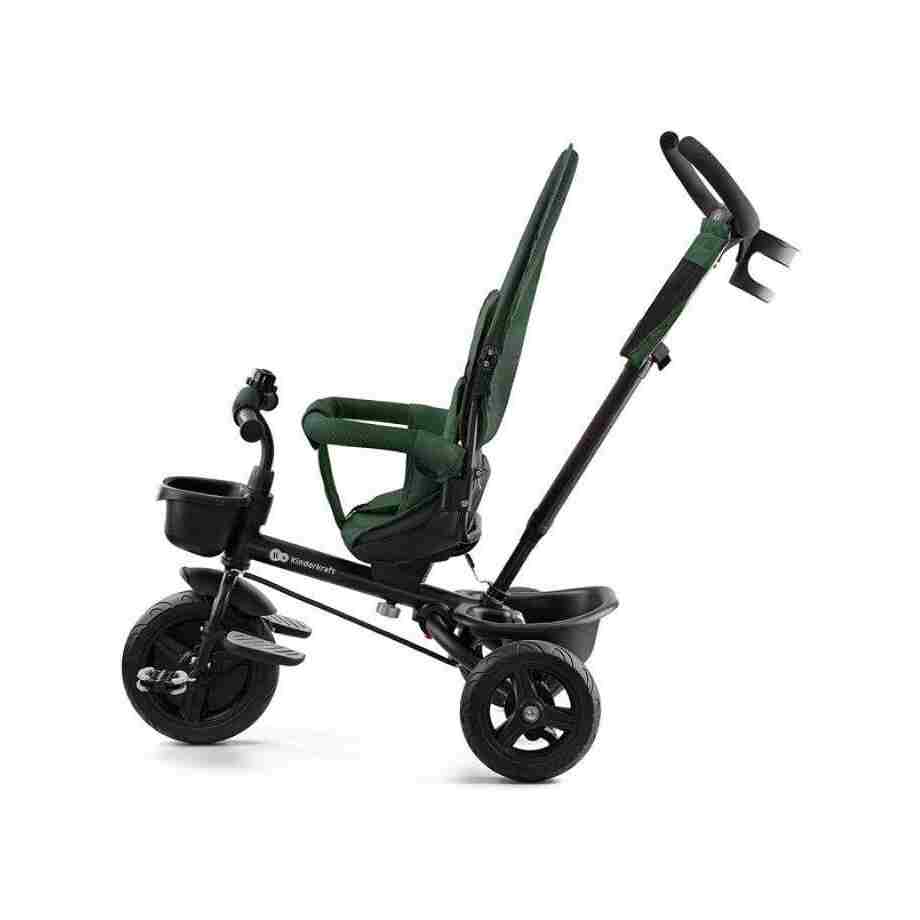 kinderkraft tricikl aveo 2u1 mystic green za decu pogled sa strane