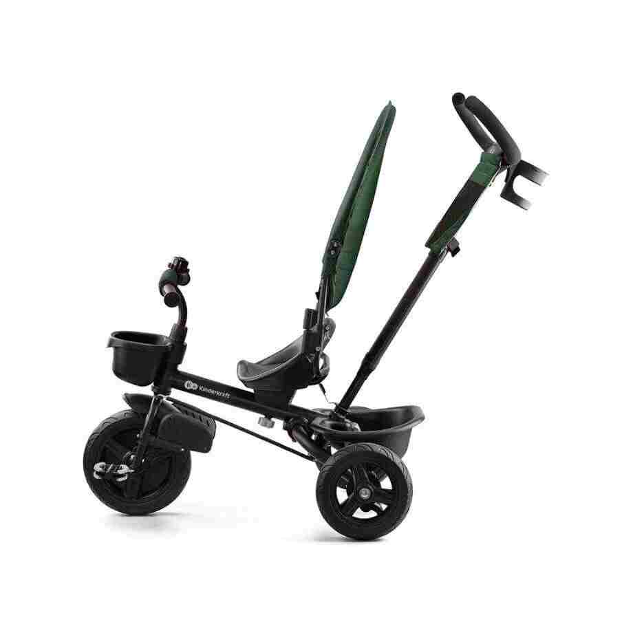 kinderkraft tricikl aveo 2u1 mystic green za decu zadnja strana