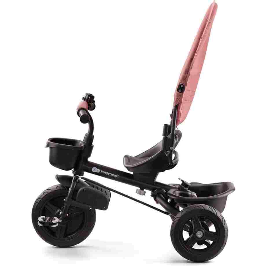 KINDERKRAFT TRICIKL AVEO ROSE PINK kinderkraft tricikl aveo rose pink za decu uzrasta od 9 meseci zadnja strana