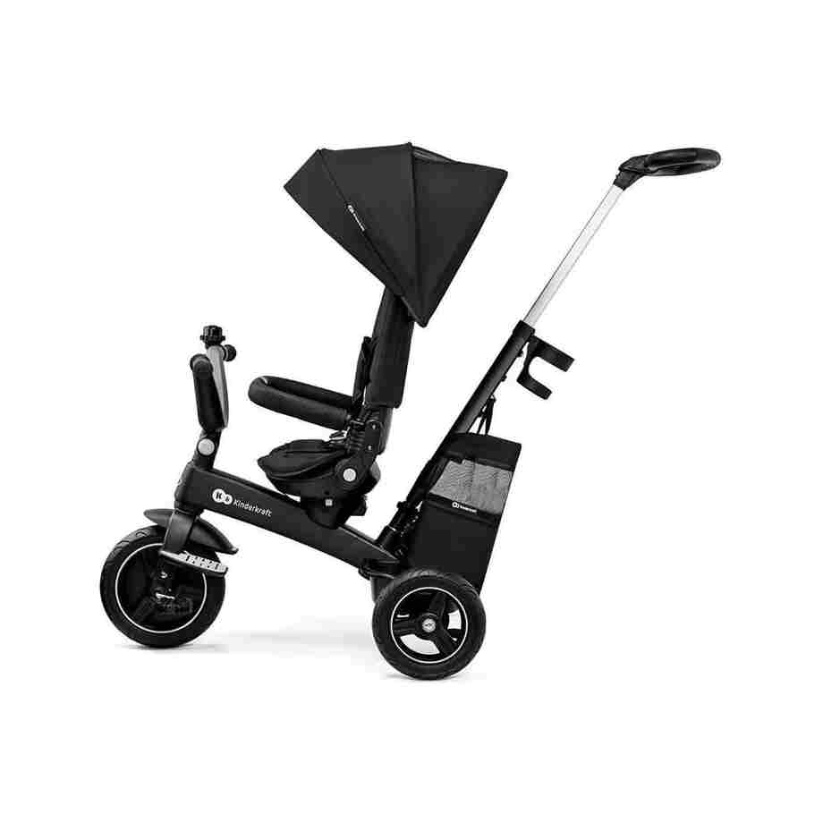 tricikl za decu Kinderkraft Easy Twist 2u1 Black zadnja strana