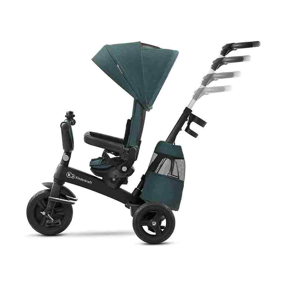 tricikl kinder kraft easy twist 2u1 green za decu detalj