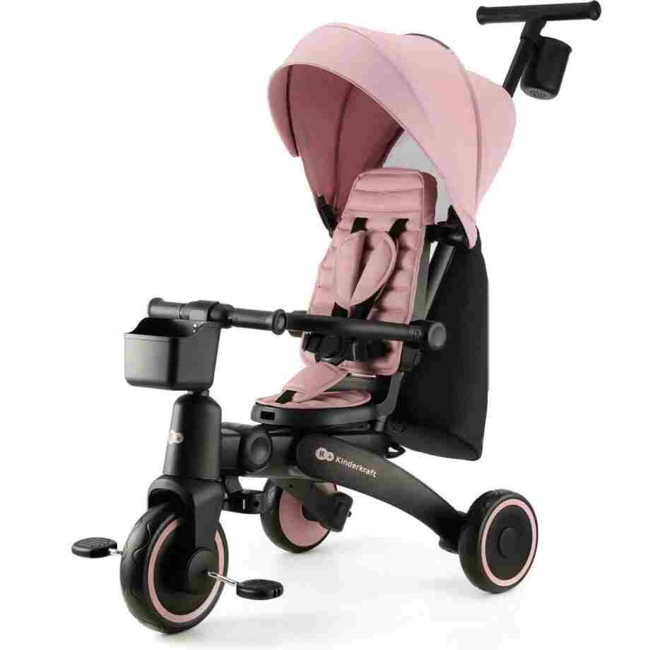 kinderkraft tricikl jazz 2 pink za decu uzrasta od 9 meseci bliži prikaz