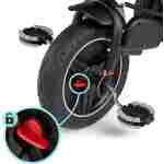 tricikl za decu Kinderkraft SPINSTEP GREEN detalj