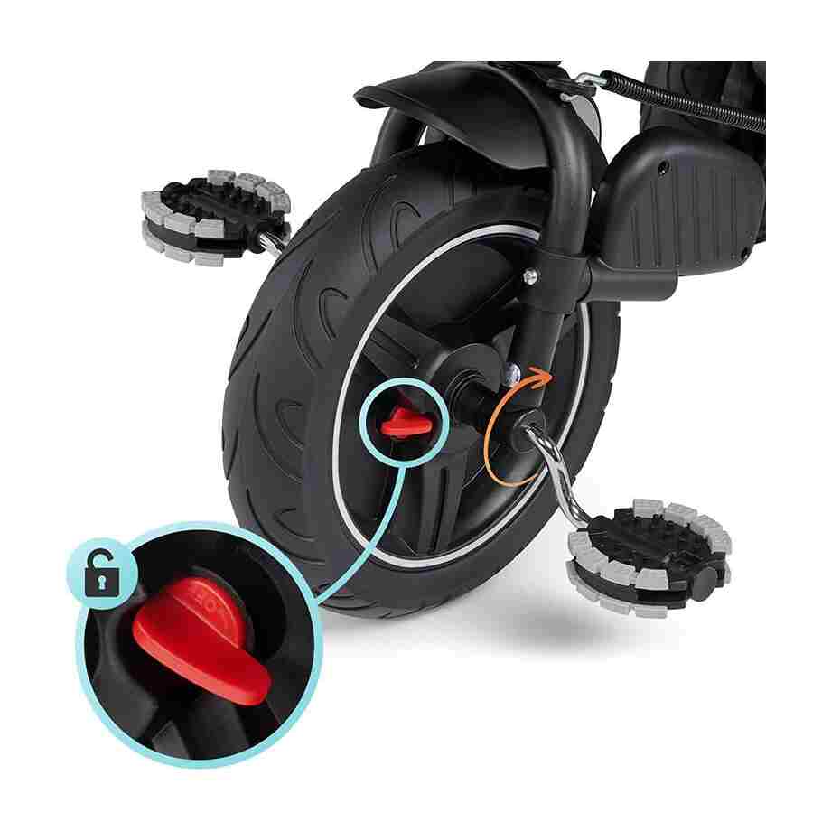 tricikl za decu Kinderkraft SPINSTEP GREEN detalj