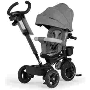 Kinderkraft tricikl Spinstep sivi