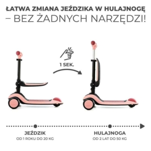 KINDERKRAFT TROTINET HALLEY ROSA PINK kinderkraft trotinet halley rosa pink za decu zadnja strana