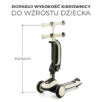 trotinet halley stone white za decu uzrasta od 1 do 2 godine pogled sa strane